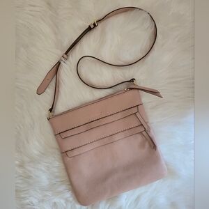Vera Bradley Leather Pink Crossbody Bag